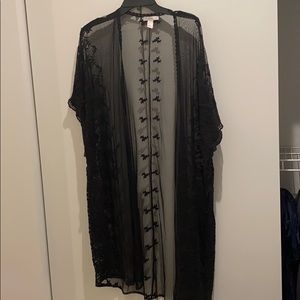 Forever 21 sheer swimsuit cover up